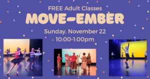 Free Adult Dance Class event at Free House Dance Plus in NW Calgary